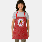 Tablier Belgique Red LOVE Drapeau personnalisé (Insitu)