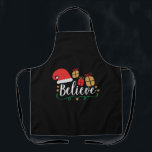 Tablier Believe - Christmas Believe, Santa Hat, Santa Hat,<br><div class="desc">Believe - Christmas Believe,  Santa Hat,  Santa Hat,  Santa</div>