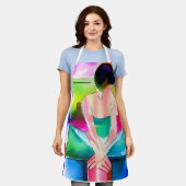 Tablier Belle Aquarelle Femme (Porté)