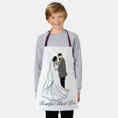 Tablier Belle Black Love Couple 2 (Porté)