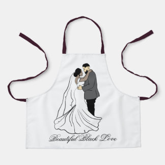 Tablier Belle Black Love Couple 2