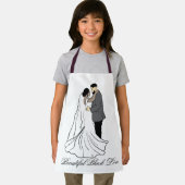 Tablier Belle Black Love Couple 2 (Insitu)