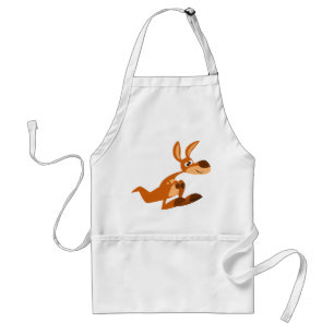 Tablier Belle caricature Silly Kangaroo Cuisine