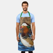 Tablier Belle Chatty Mandarin Canard à l'étang (Porté)