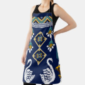 Tablier Belle figure tribale ukrainienne géométrique ethni (Insitu)