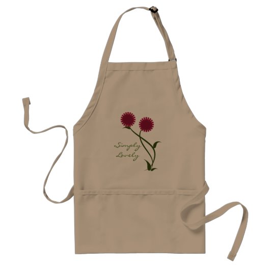 Tablier Belle Fleur d'Apron, Fuchsia (Devant)