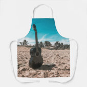 Tablier Belle guitare acoustique (Recto)