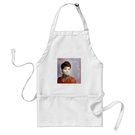 Tablier Belle Ida B Wells Aquarelle (Devant)