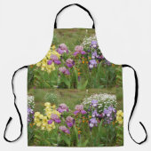 Tablier Belle Iris Fleur violet Fleur Photo (Recto)