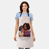 Tablier Belle maman et fille noire (12) (Porté)