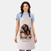 Tablier Belle mère et fille noire (9) (Porté)