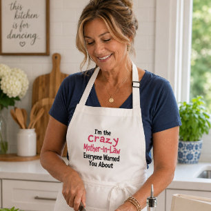 Tablier Belle-Mère Folle Cuisine Drôle