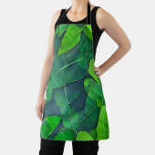 Tablier Belle Motif Feuille verte (Insitu)