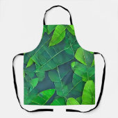 Tablier Belle Motif Feuille verte (Recto)