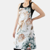 Tablier Belle motif sans couture fleurie avec vintage (Insitu)