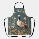 Tablier Belle Oie Vintage William Morris Inspiré (Recto)