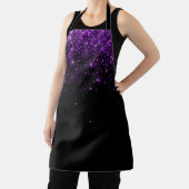 Tablier Belle Parties scintillant violette Imprimer (Insitu)