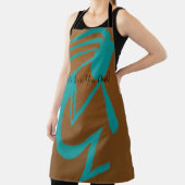 Tablier Belle peinture Turquoise Kokopelli (Insitu)