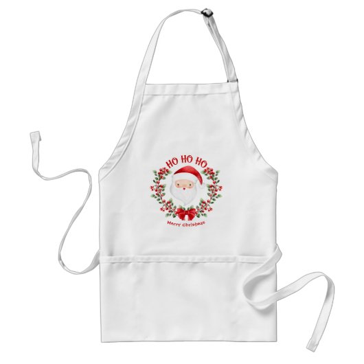 Tablier Belle Père Noël Christmas Apron (Devant)