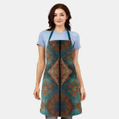 Tablier Belle Perse Ancien Motif Collection populaire (Porté)