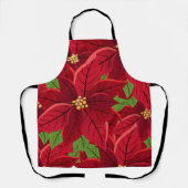 Tablier Belle Poinsettia Noël Stocking (Recto)