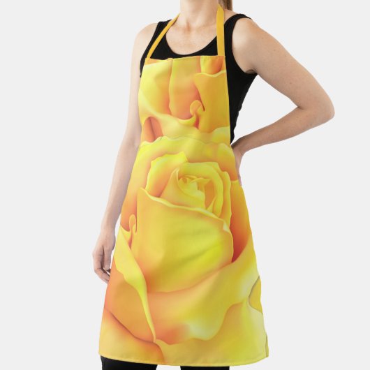 Tablier Belle Rose Jaune (Insitu)