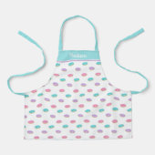 Tablier Belle saupoudrer les beignets Motif Enfants person (Recto)