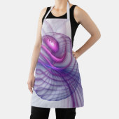 Tablier Belle Swing Moderne Art Fractal Abstrait Rose (Insitu)