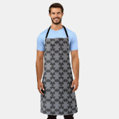 Tablier Belle technique de dessin motif batik que nous (Porté)