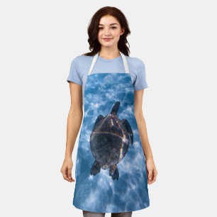 Tablier Belle tortue aquatique   Meilleur cadeau pour la v