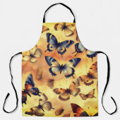 Tablier Belles papillons aquarelles (Recto)