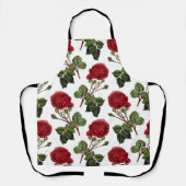 Tablier Belles Roses Rouges (Recto)