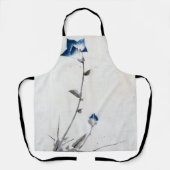 Tablier Bellflower bleue japonaise, Hokusai, Ukiyo-e (Recto)