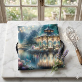 Tablier Belvédère du jardin enchanté, reflet du crépuscule