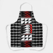 Tablier Bénédiction de la plume native en rouge (Recto)