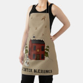 Tablier Bénédictions hivernales - Colonial Primitif Avec S (Insitu)