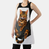 Tablier Bengale Poche d'éponge de chats Bengale Amant de b (Insitu)