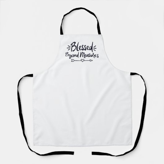 Tablier Béni Au-Delà Des Mesures Évangile Dit Simple Chris (Recto)