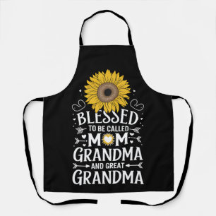 Tablier Bénie d'être appelée maman grand-mère Grand Tourne