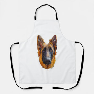 Tablier Berger allemand mignon Chien chiot