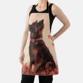 Tablier Berger anatolien avec Rose - Saint-Valentin (Insitu)