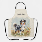 Tablier Berger Australien Merle Queue Longue (Recto)