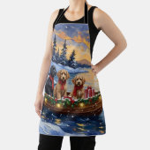 Tablier Bernedoodle Christmas Boat Holiday (Insitu)