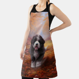 Tablier Bernedoodle en automne Leaves automne Inspire