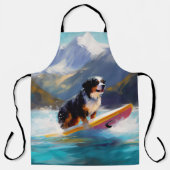 Tablier Bernese Mountain Beach Surf Paining (Recto)