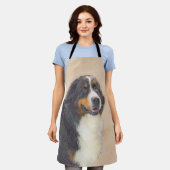 Tablier Bernese Mountain Dog 2 Peinture - Joli Original Do (Porté)