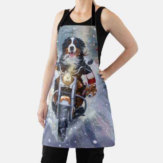 Tablier Bernese Mountain Dog équitation Moto Noël (Insitu)