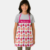 Tablier Berries et fleurs personnalisées Sweet Kids (Insitu)