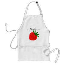 Berry Chef Apron - Nom personnalisé avec poches
