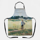 Tablier Berthe Morisot - Dans le champ de roues à Gennevil (Recto)